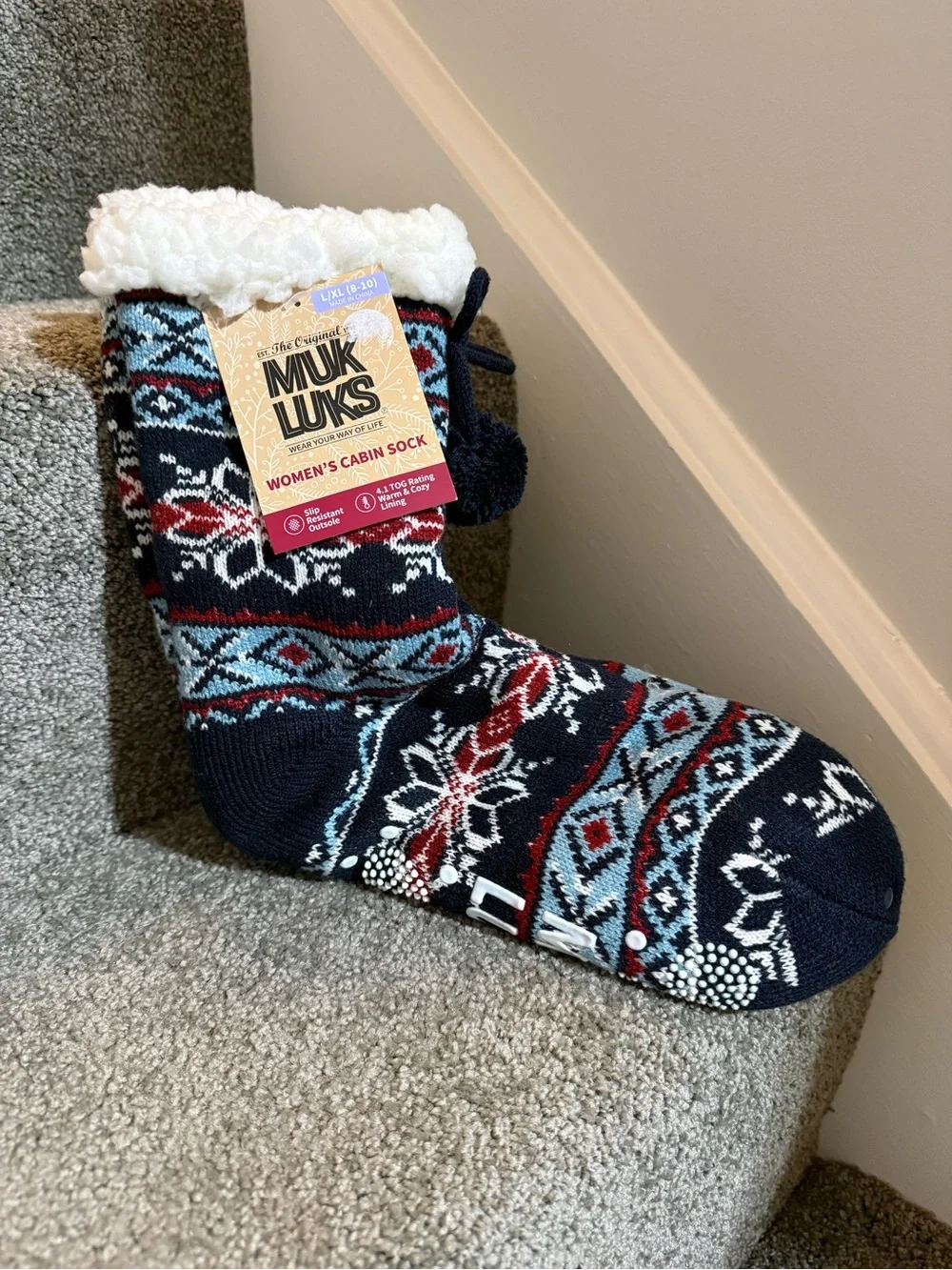 Brand new Muk Luks Women’s Cabin Socks